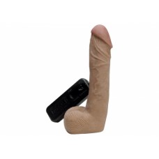 Вибратор CyberSkin® Vibrating CyberCock with Balls, 19х4,3 см