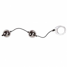 Вагинальные шарики HEAVY METAL DUO SPHERES, 3 см