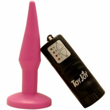 Анальная пробка Brutal Plug, розовая, 12Х3 см