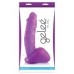 Фаллоимитатор с мошонкой Gelee Mr.Big Amethyst, 20Х5,3 см